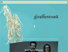Tablet Screenshot of giraffentoast.de